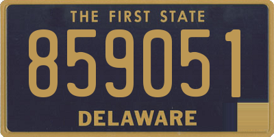 DE license plate 859051