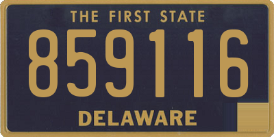 DE license plate 859116
