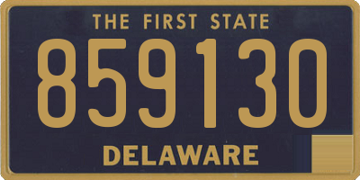 DE license plate 859130