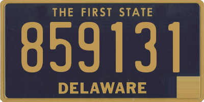 DE license plate 859131