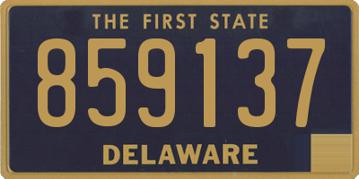 DE license plate 859137
