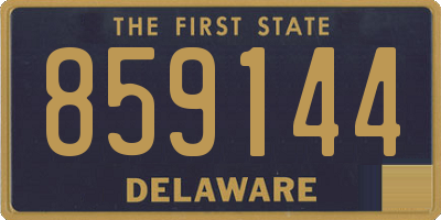 DE license plate 859144