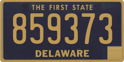 DE license plate 859373