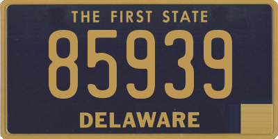 DE license plate 85939