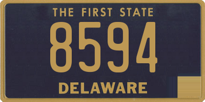 DE license plate 8594