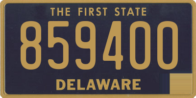 DE license plate 859400
