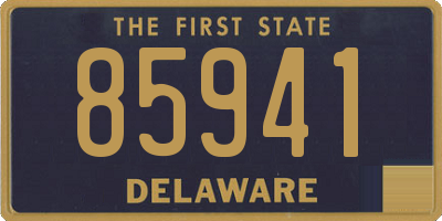 DE license plate 85941