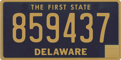 DE license plate 859437