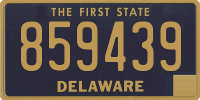 DE license plate 859439