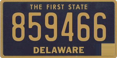 DE license plate 859466