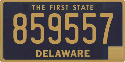 DE license plate 859557