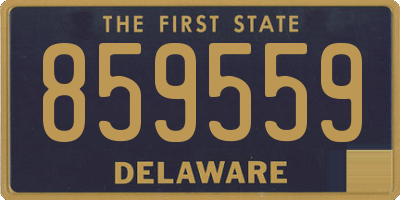 DE license plate 859559