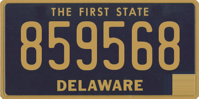 DE license plate 859568