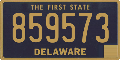DE license plate 859573