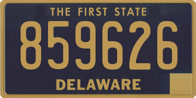 DE license plate 859626