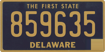 DE license plate 859635