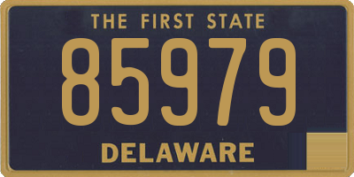 DE license plate 85979