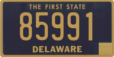 DE license plate 85991