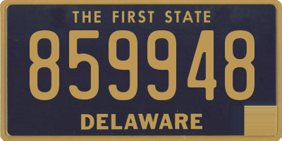 DE license plate 859948
