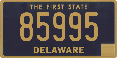 DE license plate 85995