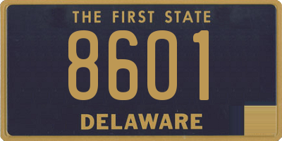 DE license plate 8601