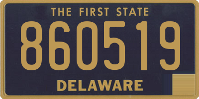 DE license plate 860519