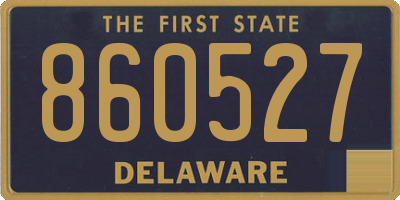 DE license plate 860527