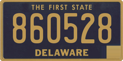 DE license plate 860528