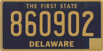 DE license plate 860902