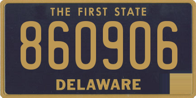 DE license plate 860906