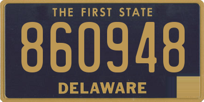DE license plate 860948
