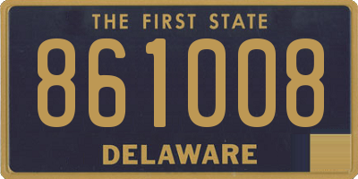 DE license plate 861008