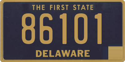 DE license plate 86101