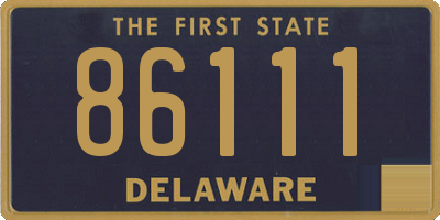 DE license plate 86111