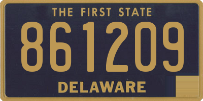 DE license plate 861209