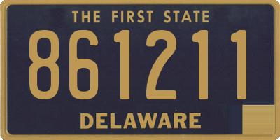 DE license plate 861211