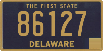 DE license plate 86127