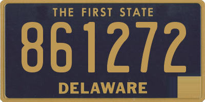 DE license plate 861272