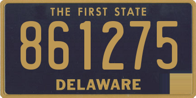 DE license plate 861275