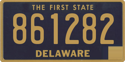 DE license plate 861282