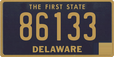 DE license plate 86133