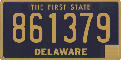 DE license plate 861379