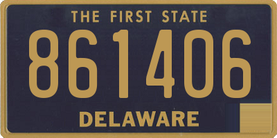 DE license plate 861406