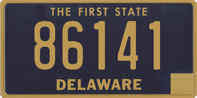 DE license plate 86141