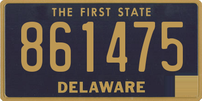 DE license plate 861475