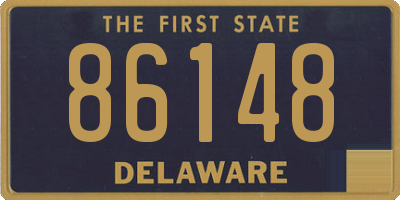 DE license plate 86148