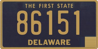 DE license plate 86151