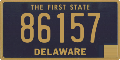 DE license plate 86157