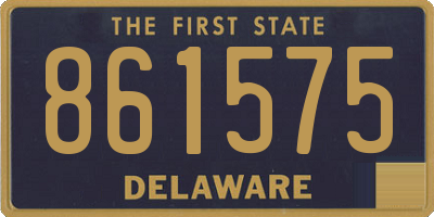 DE license plate 861575