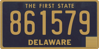 DE license plate 861579
